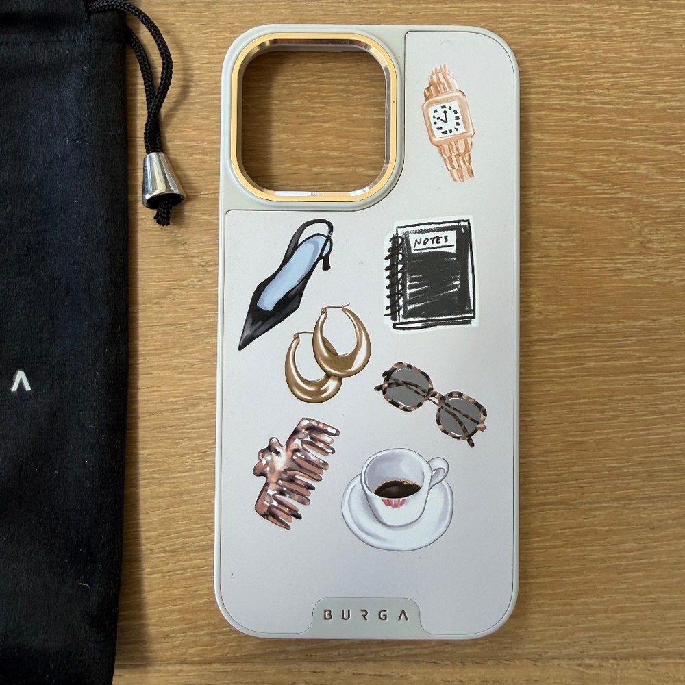 Burga Boss Babe iPhone 15 Pro Max Case Elite Light (MagSafe) / Gold